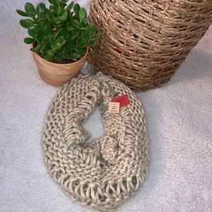 Hand knit, chunky infinity scarf!